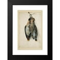 thumbnail image 2 of Lucas Cranach the Elder 16x24 Black Modern Framed Museum Art Print Titled - Two Dead Bohemian Waxwings (circa 1530), 2 of 5