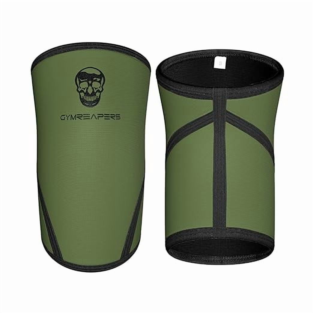 Gymreapers Knee Sleeves (1 Pair) Free Gym Bag - Knee Sleeve & Compression Brace for Squats, Fitness, Weightlifting, and Powerlifting 7MM Sleeve Pair - For Men & Women - 1 Year Warranty