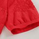 thumbnail image 5 of Fiudx Ofertas de La Semana Camiseta Holgada Informal con Bordado de Color Liso para Mujer, Camisetas de Manga Corta y Blusa de Lino, 5 of 5
