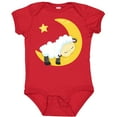 thumbnail image 3 of Inktastic Cute Sheep, Sleeping Sheep, Moon, Stars, Sleepy Boys or Girls Baby Bodysuit, 3 of 5