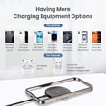 thumbnail image 6 of Wireless Charger, Magnetic Charging Pad for iPhone, Phone Charger Compatible with iPhone 17 16 15 14 13 12 Series, USB C Charger Portable for AirPods 4 3 2 Pro, Black, 6 of 11