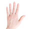 thumbnail image 4 of ANGARA Natural Vintage Style Cushion Diamond Solitaire Ring in 14K Yellow Gold for Women (Size-5mm| Color-K| Clarity-I3) | April Birthstone, Anniversary, Jewelry Gift for Women | Natural Diamond Ring, 4 of 9