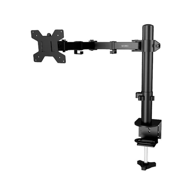 Soporte Para Monitor De Brazo Giratorio De 15 A 30 Pulgadas Color Negro VESA 75x75mm 100x100mm