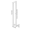 thumbnail image 2 of 85*20cm Iron Side Mount Stair Railing Hand Rail Guardrail Decorative Railing N-Shaped, 2 of 16