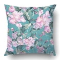 thumbnail image 1 of BOSDECO Taie d'Oreiller Motif Pivoines Roses Housse de Coussin 16x16 Pouces, 1 of 1