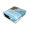 thumbnail image 3 of Throw Blanket for Couch - Funny Cat Taking a Bath Soft Comfy Lightweight Cozy Warm Throw Blanket, Fuzzy Plush Flannel Blanket & Throws for Sofa and Bed All Season, 3 of 8