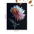 thumbnail image 3 of Dahlia Flower Canvas Print Wall Art for Living Room Office Hotel Hallway, 3 of 8