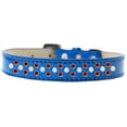 thumbnail image 3 of Sprinkles Ice Cream Dog Collar Pearl And Red Crystals Size Size 18 Red, 3 of 9