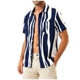 thumbnail image 1 of Hawaiian Shirt For Men, Men's Vintage Button Down Bowling Shirts Short Sleeve Summer Beach Shirt2XL, 1 of 5