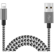 Phone Charger 6FT Nylon Braided USB Charging & Syncing Cable Compatible with Phone 11 Pro Max 11 Pro 11 XS MAX XR X 8 8 Plus 7 7 Plus 6s 6s Plus 6 6 Plus and More