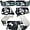 Aqua Blue & Camo Grey, variant on Lifting Straps  for Weightlifting, Cross Training, Workout, Gym, Powerlifting, 2 Pairs ( AquaBlueCamoGrey )