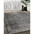 thumbnail image 3 of Ahgly Company Machine Washable Indoor Round Traditional Carbon Gray Area Rugs, 4' Round, 3 of 7