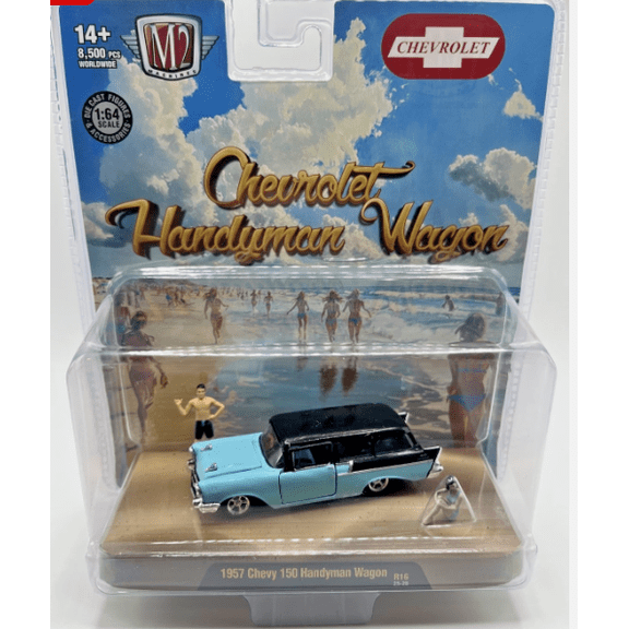M2 Machines 1:64 R16 1957 Chevy 150 Handyman Wagon