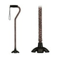 thumbnail image 4 of NOVA Sugarcane, Walking Cane with Quad Tip and Carrying Strap, Stand Alone Cane, Leopard Design, 4 of 4