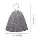 thumbnail image 3 of EeaseMX 3 piezas de gorro de sauna con protector de cabeza flexible y elegante gorro de sauna transpirable de fieltro, 3 of 7