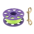 thumbnail image 1 of Dive Reel, Diving Reels Copper Hook 30 Meters Cable Length  For Cave Diving Purple, 1 of 8