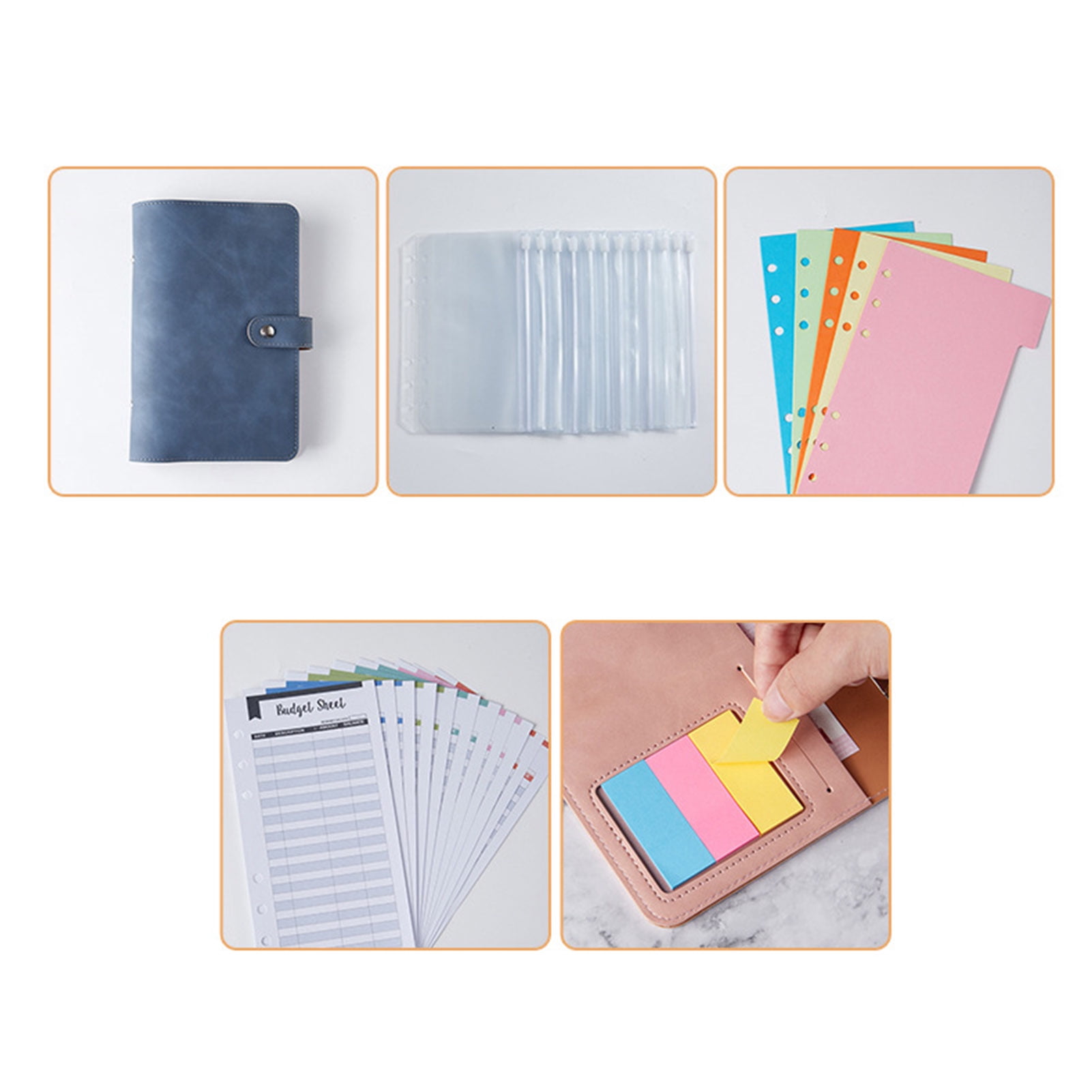A6 Binder Notebooks Office Supplies Cuaderno Planner Budget Book