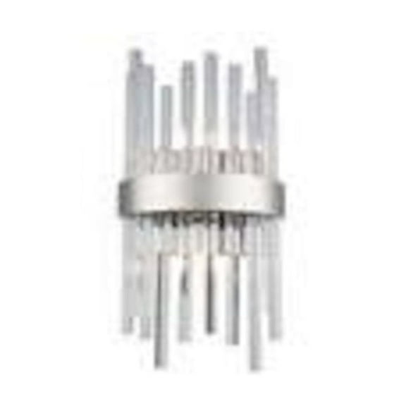 Elegant Lighting Dallas 2 light Chrome and Clear Wall Sconce Clear Royal Cut Crystal