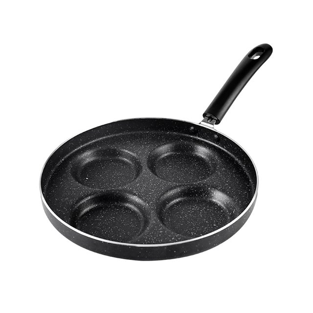 Poêle à Frire, Antiadhésive Multifonctionnelle 4 Tasses pour Cuisinière