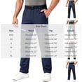 thumbnail image 2 of Rvwovn Men's Hiking Pants, Reinforced Knee Work Outdoor Pants with Belt Loops & Zipper Pockets, 2 of 8