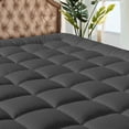 thumbnail image 1 of Funda de colchón MATBEBY Bedding, acolchada, tamaño queen, gris oscuro, 1 of 6