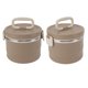 thumbnail image 1 of Contenedor De Alimentos Aislado, Fiambrera Bento Redonda Portátil De Acero Inoxidable 304 Con Cucharas Para La Escuela, Oficina, Viajes, Camping, Picnic, 1 of 7