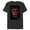 Dark Heather, variant on Dawn of the Planet of the Apes Biohazard Symbol Caesar Face - Short Sleeve Blended T-Shirt for Adults - Customized-Dark Heather