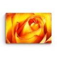 thumbnail image 3 of Startonight Canvas Wall Art Red Orange Macro Rose Petals Flowers Large Painting Framed 32" x 48", 3 of 6