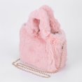 thumbnail image 1 of Sac de Transport en Peluche Mode Automne Hiver Sacs à Poignée Supérieure Portable Simple pour le Travail, 1 of 10