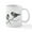 White, variant on CafePress - Chickadee Song Bird Mugs - 11 oz Ceramic Mug - Novelty Coffee Tea Cup
