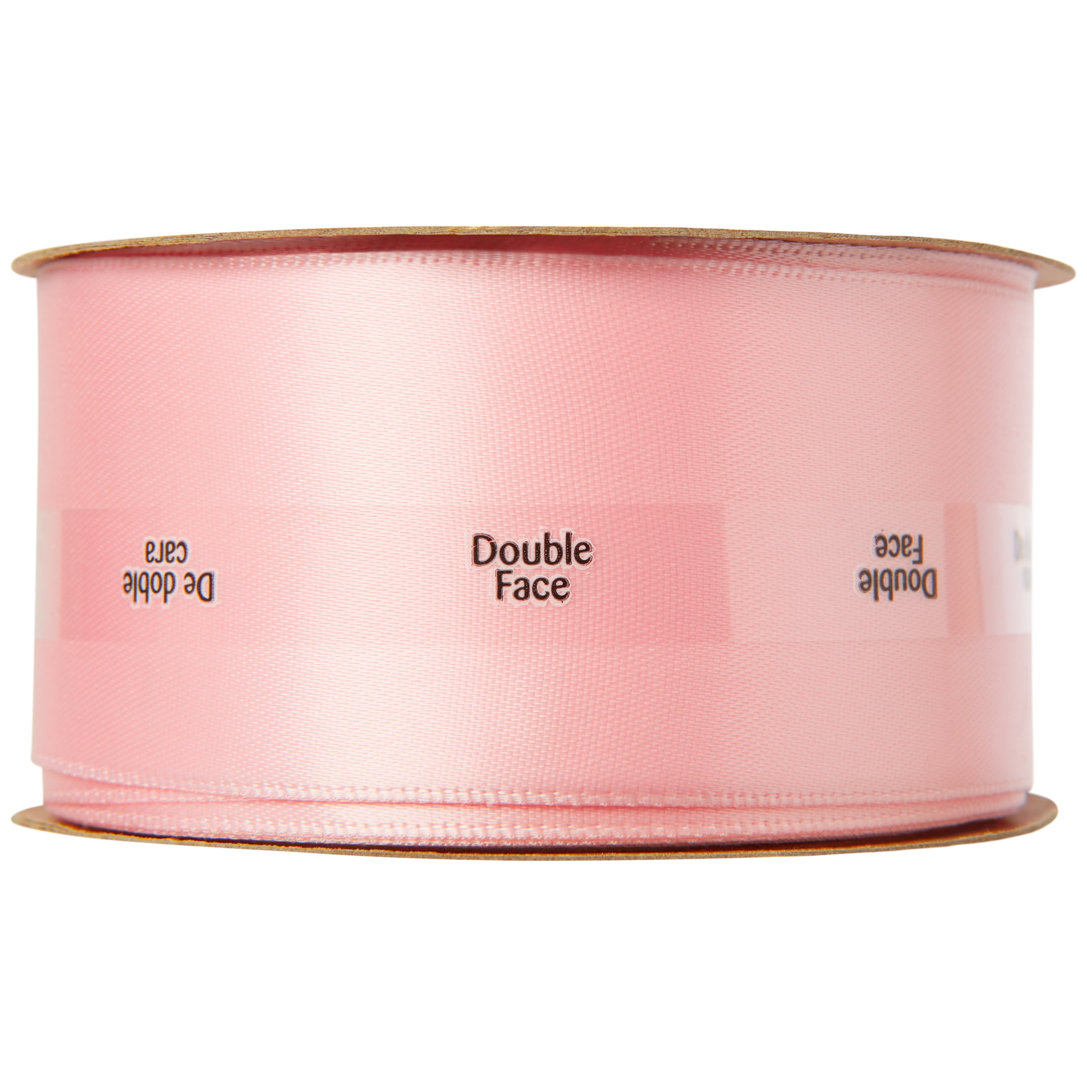 Offray Ribbon, Chateau Rose Pink 1 1/2 inch Double Face Satin Polyester  Ribbon, 12 feet 