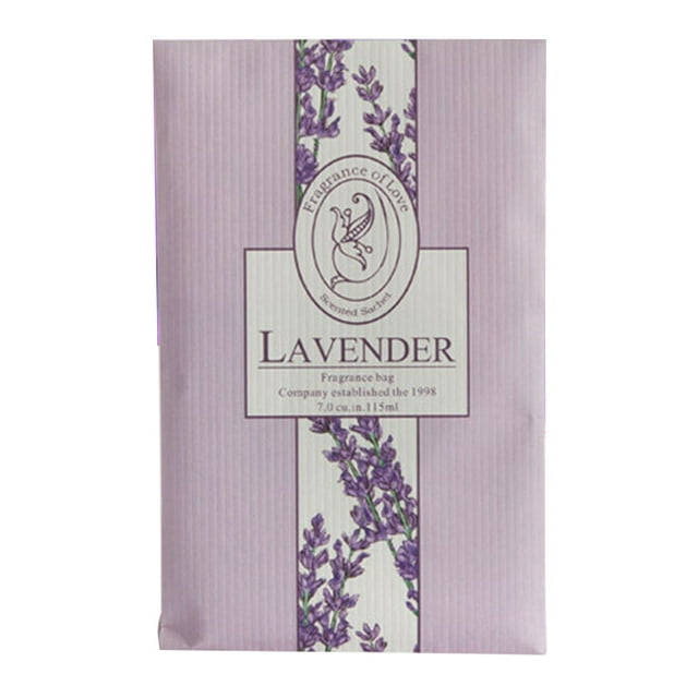 Désodorisant Naturel Adorable pour Garde-Robe et Fleurs de Voitures, Assainisseur Parfumé Suspendu, Sachet de Parfum, Contient 6 Saveurs Trèsodorantes, Roses, Lys, Mer, Jasmin, Lavande, Lot de 10 Lavande