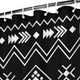 thumbnail image 4 of Bohemian Tribal Ethnic Shower Curtain 36x72 Inches Polyester Fabric Earth Tone Vintage Pattern Bathroom Décor, 4 of 5