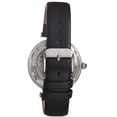 thumbnail image 2 of Empress EMPEM3101 Anne Automatic Semi-Skeleton Leather-Band Watch, Black, 2 of 3
