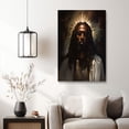 thumbnail image 3 of “Jesus with Golden Crown of Thorns (Sacred Tone)” Spiritual Canvas Wall Art Ready to Hang for Living Room and Bedroom, 3 of 8