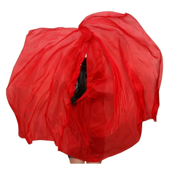 Silk Solid/Gradient Color Belly Dance Veil Adult Children Belly Dance Practice Performance Silk Scarf 250x114cm