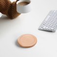 thumbnail image 3 of 2x posavasos de madera para taza de café, almohadilla aislante redonda de haya, madera maciza, 3 of 5