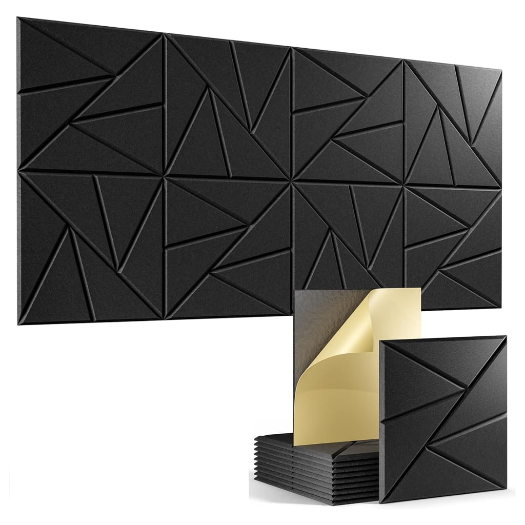 Soundproof Wall Panels Acoustics Tiles Polyester Texture Perfect for Studios