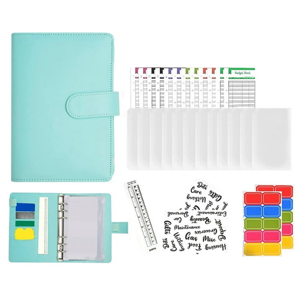 Budget Binder with Cash Envelopes,A6 Cash Envelope Money Organizer for