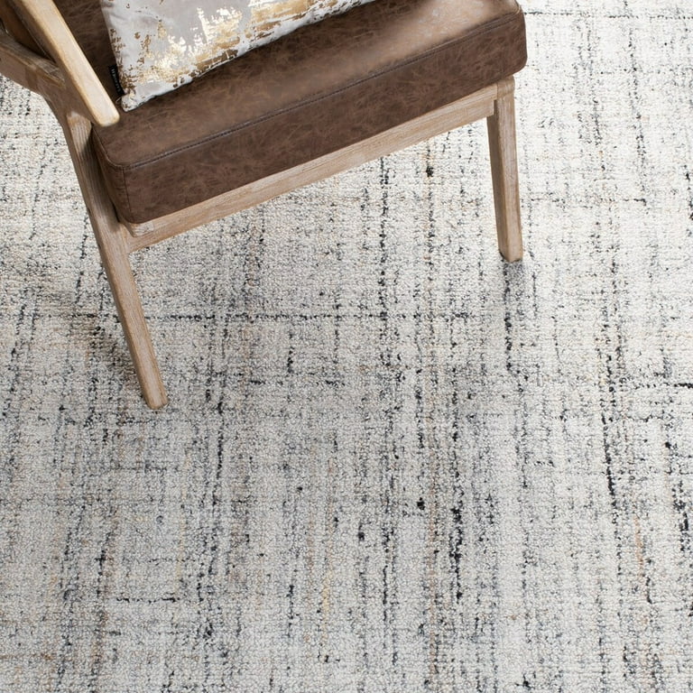 Whitewash Abstract Rug Light Camel Industrial Rug Polyester Washable  Anti-Slip Backing Carpet for Living Room