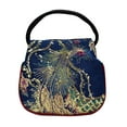 thumbnail image 1 of LSLJS Tote Bag for Women, New Wind Embroidered Bag Canvas Peacock Embroidery Middle-Aged Shoulder Portable Package, 1 of 1
