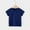 Dark Blue, variant on lulshou Toddler Baby Boys Girls T-Shirts Comfortable Solid Color Short Sleeve Cotton T-shirt Top Summer Crew Neck Tees (4-5Years)