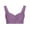 Purple, variant on Bras for Womens,loopsun Woman's Embroidered Glossy Comfortable Breathable Bra Underwear No Rims