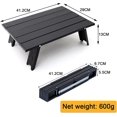 thumbnail image 3 of Table De Plage Personnelle, Mini Petite Table De Camping Portátil Flexible En Aluminio (argent) Hy, 3 of 5