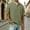 Army Green, variant on Short Sleeve Shirts for Men Button Down Casual Linen Polo Big and Tall Mens T Shirts