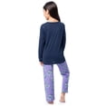 thumbnail image 5 of Fruit of the Loom Girl's Long Sleeve Fleece Pajama Set, 2-Piece, Sizes 4-16, 5 of 8