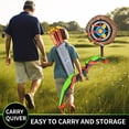 thumbnail image 3 of MAVOLIO Kids Bow and Arrow Set with LED Light Up, Kids Archery Set Outdoor Indoor Sport Toys for Boys Girls Ages 4-12, 16 Suction Cup Arrows with Standing Target & Quivers, 3 of 9