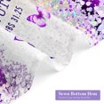 thumbnail image 6 of Purple Floral Bible Verse Quotes Shower Curtain, Rustic Christian Scripture Flowers Butterfly Shower Curtains for Chic Bathroom Decor, Lavender Modern Shower Curtain, 72x72 Inch, 6 of 6