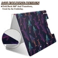 thumbnail image 4 of ALAZA Cute Neon Sharks Swim A4 Foldable Clipboard 360 Degree Folder Binder, 4 of 9