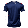 thumbnail image 6 of Icon Sports USA Soccer Jersey, Polyester, Navy, YXS-XXL, 6 of 7